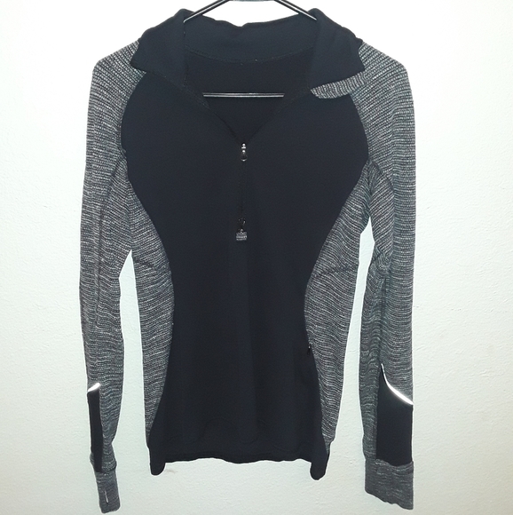 Lululemon Black Zip Up Long Sleeve Sweater - Picture 1 of 8